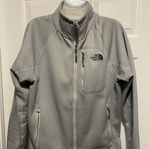 Grey North Face jacket — Medium size